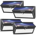 Neloodony Solar Outdoor Lights 100 LED Motion Sensor Solar Lights Wireless IP65 Waterproof Security Lights Solar Powered Outdoor Lights for Front Door Patio Garden Yard Wall (2000LM @ $16.00