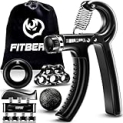 FitBeast Grip Strengthener Forearm Strengthener Hand Grips Strengthener Kit – 5 Pack Adjustable Resistance @ $9.99