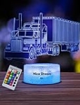 Nice Dream Tractor Night Light for Kids, 3D Truck Illusion Lamp, 16 Colors Changing with Remote Control, Room Decor, Gifts for Children Boys Girls @ $4.99