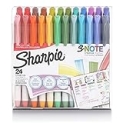 SHARPIE S-Note Creative Markers, Assorted Colors, Chisel Tip, 24 Count @ $13.51