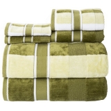6 Piece Complete Bathroom Towel Set- Luxurious Spa Quality 100% Cotton Towels with Velour Finish @ $19.57