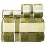 6 Piece Complete Bathroom Towel Set- Luxurious Spa Quality 100% Cotton Towels with Velour Finish @ $19.57