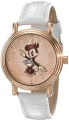 Disney Women’s W001857 Minnie Mouse Analog Display Analog Quartz White Watch