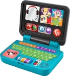 Fisher-Price Laugh & Learn Baby to Toddler Toy Let’s Connect Laptop Pretend Computer with Smart Stages for Ages 6+ Months @ $12.78