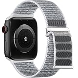 Nylon Solo Loop Bands Compatible with Apple Watch Ultra Bands 38mm 40mm 41mm 42mm 44mm 45mm 49mm for Women Men, Adjustable Breathable Replacement Wristband for iWatch Ultra2 SE Series 9 8 7 6 5 4 3 2
