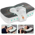 Elviros Cervical Memory Foam Neck Pillow for Side Sleeping @ $18.40
