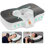 Elviros Cervical Memory Foam Neck Pillow for Side Sleeping @ $18.40