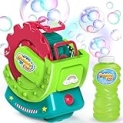 Bubble Machine for Toddlers Kids, Bubble Blower with 8oz Bubble Solution, Make Extra Large Bubbles & Bubbles in Bubble, Bubble Maker Toy for Indoor Outdoor Birthday Party @ $13.58
