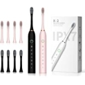 SUNPRO 2 Pack Sonic Electric Toothbrush w/8 Brush Heads @ $20.00