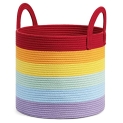 Goodpick Rainbow Laundry Basket @ $12.49