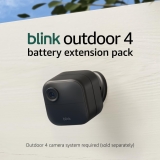 Blink Outdoor 4 (newest model) + Battery Extension Pack — Four-year battery wireless smart security…