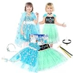 Fedio Dress up Clothes for Little Girls – Kids Dress up & Pretend Play Princess Dress up Trunk Costume for Girls 3-6 Years @ $14.40