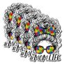 Pack 4PCS Autism Mom Life Stickers Mama Proud Waterproof Vinyl Decals Decor Laptop Luggage Tablet Car Truck Window Scrapbook Skateboard Bumper Helmet Tumbler Gifts for Moms @ $2.97