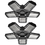 DONHUCHEP 2 Pack LED Garage Lights @ $15.09