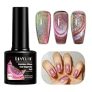NovaCharm Cat Eye Gel Polish – 9D Magnetic Gel Nail Polish – Pink Glitter Cat Eye Nail Polish – Laser Holographic Gel Polish – Galaxy Effect Cateye Gel Polish Soak Off UV Lamp Nail Art DIY @ $2.99
