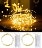 2 Pack 20 LED Fairy Lights Battery Operated @ $2.45
