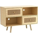 Atlantic Loft & Luv Coda Rattan TV/Entertainment Stand for TVs up to 50