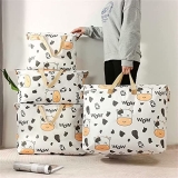ABHAG Large Capacity Storage Bag with Handle Capacity Clothes Storage Bag Organizer with Handle @ $14.50