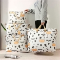 ABHAG Large Capacity Storage Bag with Handle Capacity Clothes Storage Bag Organizer with Handle @ $14.50