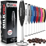 PowerLix Milk Frother Handheld Battery Operated Electric Whisk Beater Foam Maker For Coffee @ $9.50