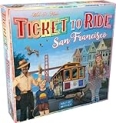 Ticket to Ride San Francisco Board Game | Train Route-Building Strategy Game | Fun Family Game for Kids and Adults | Ages 8+ | 2-4 Players | Average Playtime 10-15 Minutes | Made by Days of Wonder @ $12.49