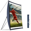 EVER ADVANCED Pop Up Projector Screen with Stand for Outdoor @ $45.09
