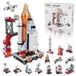12 in 1 Aerospace Building Toys with Rocket Launcher.Space Shuttle Building Block Toys for Kids Aged 6-12.STEM Construction Toys.Work with other Building Block Brands.Idea Gifts for Space Fun Kids
