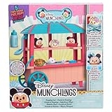 Just Play Disney Munchlings Dumpling Cart, 11-Piece Color Change Figure Playset, 1-inch Collectible Scented Figurines, Kids Toys for Ages 3 Up, Amazon Exclusive