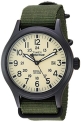 Timex Men’s TW4B15500 Expedition Scout 40mm Green/Black/Cream Nylon Slip-Thru Strap Watch @ $35.10