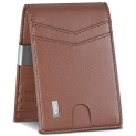 Money Clip Wallet – Mens Wallets slim Front Pocket RFID Blocking Card Holder Minimalist Mini Bifold @ $7.19