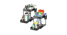 2-Pack Under Sink Organizer with Pull-Out Drawer @ $14.23