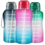 Large 1 Gallon/128oz Water Bottle with Straw @ $9.80