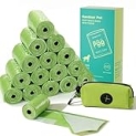 Gardner Pet Dog Poop Bags Rolls with Tissue, Pine Scented Poop Bags with Dispenser, Leak Proof Pet Waste Bags with Tissue Design, Reduce Touch Feeling, 18 Rolls-144 Counts