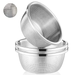 3 Pack 18/8 Stainless Steel Colander @ $22.99