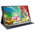 KYY Portable Monitor 15.6inch 1080P FHD USB-C Laptop Monitor HDMI Computer Display HDR IPS Gaming Monitor w/Premium Smart Cover & Speakers, External Monitor for Laptop PC Mac Phone PS4 Xbox Switch @ $159.99