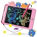 TEKFUN Kids Toys for 3+ Years Old Boys Girls Toddler, 8.5inch LCD Writing Tablet Erasable Drawing Tablet Writing Pads, Kids Travel Learning Toys Boys Girls Birthday Gifts Age 3 4 5 6 7 (Pink) @ $6.69