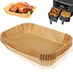100 PCS Air Fryer Disposable Paper Liners 7.9in Square Paper Liners for Microwave Baking Cooking Grilling Frying and Roasting @ $55.99