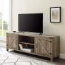 Walker Edison Georgetown Modern Farmhouse Double Barn Door TV Stand for TVs up to 80 Inches @ $168.29