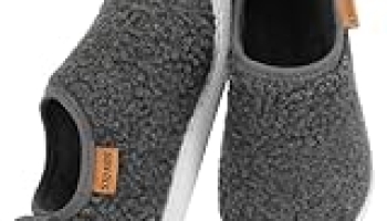 Toddler Slippers Boys Girls Fuzzy Warm Woolen Slip On Indoor House Shoes Non-Slip Baby Kids Cozy Lightweight Bedroom Slipper Walking Shoes for Home Outdoor Winter Unisex Dark Grey Infant 3 @ $7.99