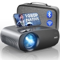 TENKER Upgrade 9500L Native 1080P Projector 4k Support @ $56.00