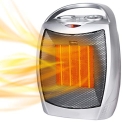 Portable Electric Space Heater 1500W/750W Personal Room Heater with Thermostat @ $25.49