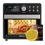 Silonn Air Fryer Oven 16QT 21-in-1 Smart Air Fryer Toaster Oven Combo Digital Countertop Natural Convection Roast Bake Dehydrate and Reheat 1600W Stainless Steel @ $59.99
