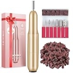 Electric Nail Drill File Professional: for Acrylic Gel Dip Powder Nails Portable Nail Drill Machine Kit Manicure Pedicure Tools Polishing Set with Nail Drill Bits Sanding Bands @ $15.99