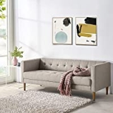ZINUS 29.92 D x 73.23 W x 26.38 H Inch Easy Assembly Tool-Free Pascal Sofa Couch (Oatmeal) @ $300.00