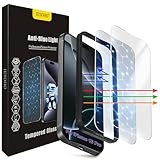 JESOHO Screen Protector for iPhone 16 Pro[6.3 Inch],3RD Colorless Anti-Blue Light Tempered Glass Films,HD Clear, 9H Hardness, No Bubbles, Case Friendly 2 Pack