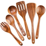 Kerilyn 6 Pack Wooden Spoons for Cooking @ $19.00