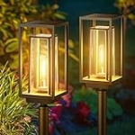 KELME 2 Pack Solar Lights Outdoor, Bigger Size Solar Pathway Lights for Outside, Super Bright Up to 14Hrs Solar Garden Lights, Waterproof Solar Powered Outdoor Lights for Yard Path Landscape @ $17.99