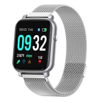 Anmino Smart Watch with Heart Rate Monitor BP Fitness Tracker IP68 Waterproof Activity Tracker Full Touch Screen Smartwatch Sleep Monitor Calorie Step Counter SMS Call Notification（Silver Steel） @ $12.95