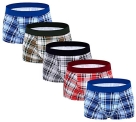 Aserlin Men’s Underwear 5 Pack Underwear Boxer Briefs Cotton Mens Boxer Briefs No Ride-up Underwear Men Pack-S-XGZ-S
