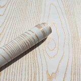 Orainege Gold Wood Contact Paper Gold and White Peel and Stick Wallpaper 17.7inchx78.7inch Gold Wood Grain Removable Wallpaper White and Gold Decorative Self Adhesive Contact Paper Bedroom Kitchen @ $4.19
